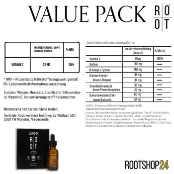 Root Value Pack Inhaltsstoffe