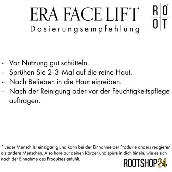 Face Lift Dosierung